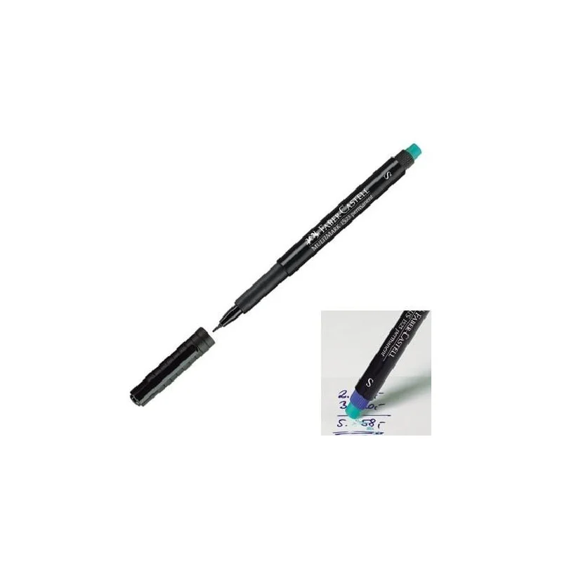Boite de 10 Feutre Multimark Permanent S Noir line FABER-CASTELL