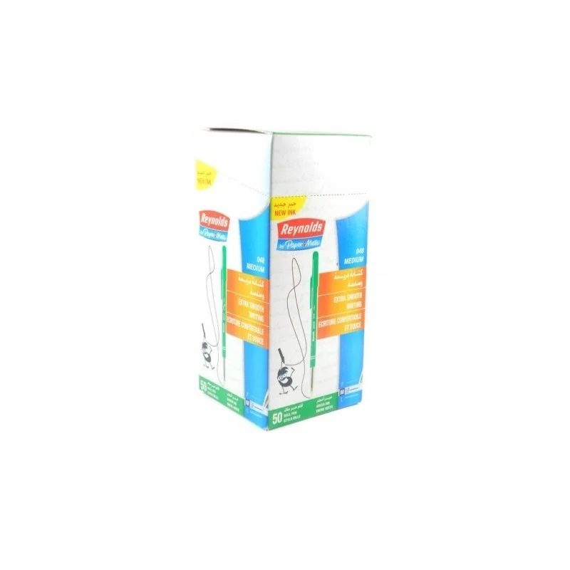 Boite de 50 Stylos Reynolds 048 Vert