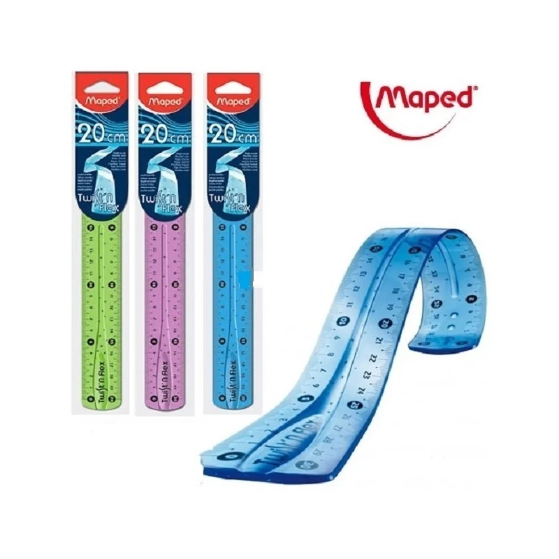 REGLE PLATE 20CM TWIST AND FLEX INCASSABLE MAPED